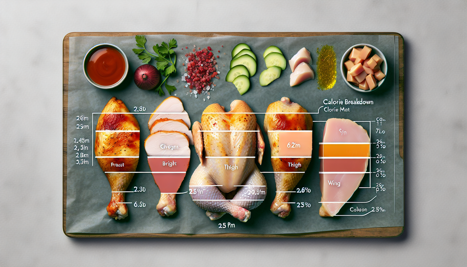 Calorie Breakdown of Chicken: Breast, Thigh, Wing, and More