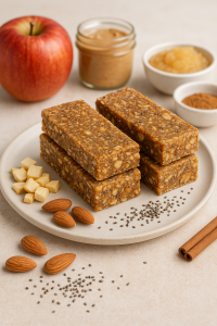 Apple Cinnamon Energy Bars Recipe for Snack Time