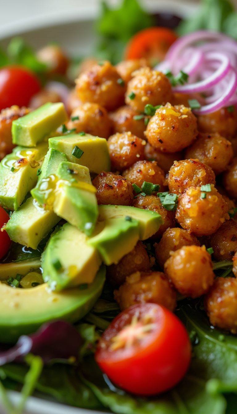 BBQ Chickpea Salad with Avocado Recipe for Lunch