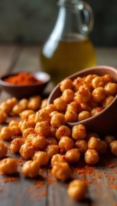 Roasted Chickpea Snack with Paprika Recipe for Snack Time