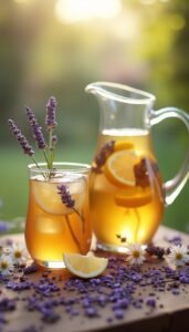Lavender Chamomile Iced Tea Recipe for Evening